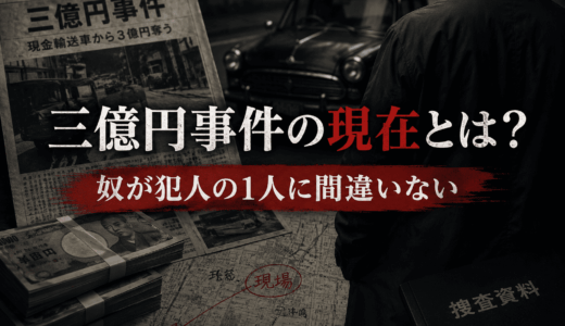 三億円事件の現在とは？「奴が犯人の1人に間違いない」