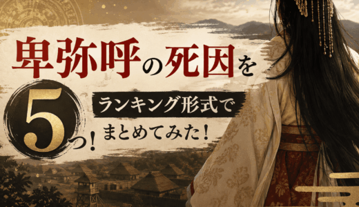 卑弥呼の死因を5つ！ランキング形式でまとめてみた！
