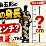 市川染五郎の本当の身長は何センチなのか比較検証してみた