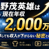 野茂英雄は現在年収2,000万円で他界しても収入が下がらない秘密とは？